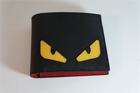 fendi monster wallet womens|Fendi monster eyes bifold wallet.